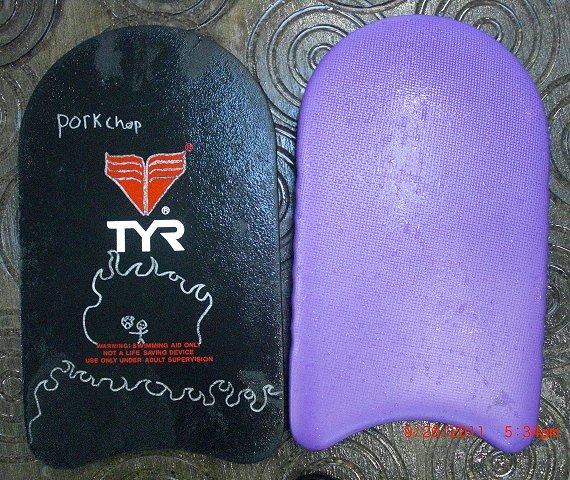 Photo of typical kick boards