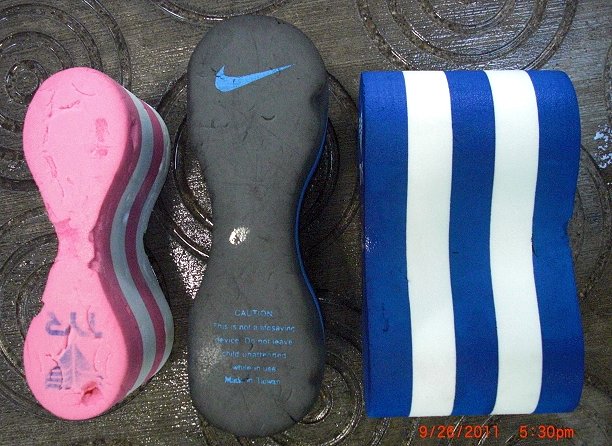 Photo of typical pull buoys